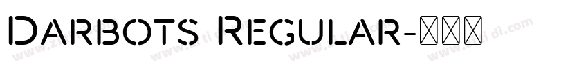 Darbots Regular字体转换
